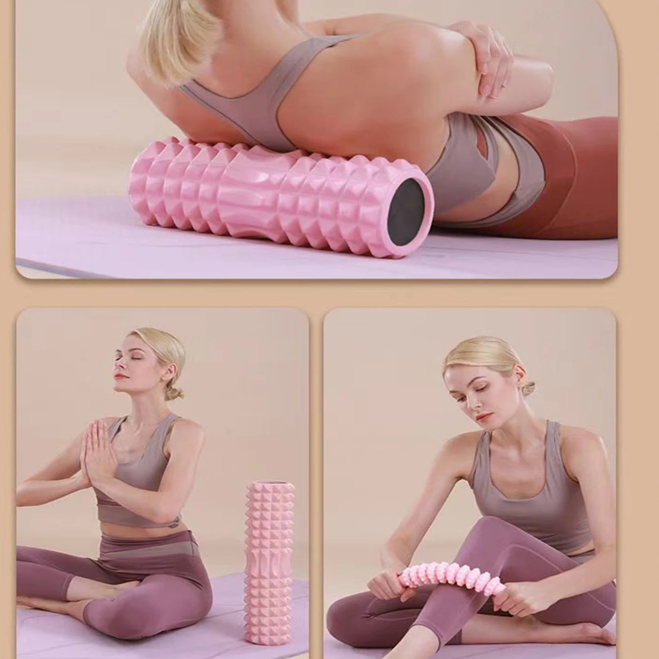 Fitness Foam Roller Yoga, Pilates & Muscle Relief