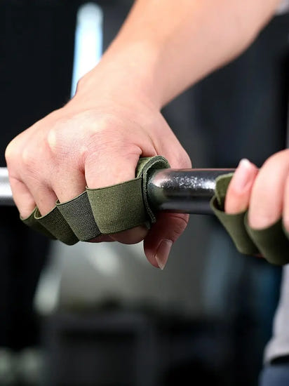 Leather Weight Lifting Training Gloves