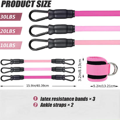 Ankle Resistance Band Training Set
