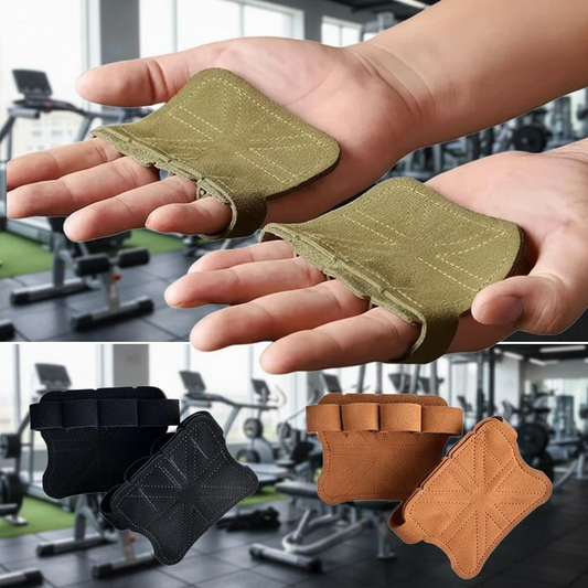 Leather Weight Lifting Training Gloves